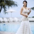 Kim So Yeon Anggun dengan Gaun Pernikahan