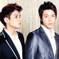 Ryeowook dan Lee Donghae di Majalah Music Bank Japan