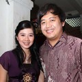 Ary Irawan dan Anggita Tinaya di Resepsi Pernikahan Ustadz Solmed dan April Jasmine