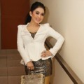 Syahrini Saat Ditemui Seusai Mengisi Acara Boy & Girl Band Indonesia Result Show