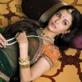 Aishwarya Rai Pemotretan untuk Iklan Saree