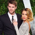 Miley Cyrus dan Liam Hemsworth di Vanity Fair Oscar Party 2012