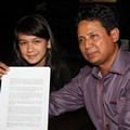 Dhea Imut Didampingi Pengacara di Jumpa Pers Somasi Kepada Rumah Produksi 'Aliya'