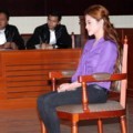Dewi Persik Saat Ditemui di Pengadilan Negeri