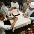 Rachel Maryam dan Edo Saat Akad Nikah