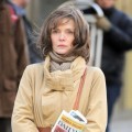 Michelle Pfeiffer Saat On the Set of 'New Year's Eve'