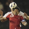 Bambang Pamungkas di Kualifikasi Piala Dunia 2012 Melawan Qatar