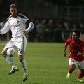Andik Vermansyah dan David Beckham Saat Pertandingan Persahabatan dengan LA Galaxy