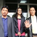 Dhea Imut Saat Ditemui di Polda Metro Jaya