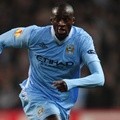 Yaya Toure di Pertandingan Liga Premier Barclays Antara Stoke City Melawan Manchester City