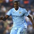 Yaya Toure di Pertandingan Pertandingan UEFA Liga Premier Grup A Villarreal Melawan Manchester City