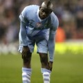 Mario Balotelli di English Premier League Soccer Match