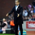 Roberto Mancini di English Premier League Soccer Match