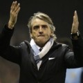 Roberto Mancini di English Premier League Soccer Match