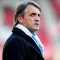 Roberto Mancini di English Premier League Soccer Match
