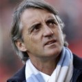 Roberto Mancini di English Premier League Soccer Match