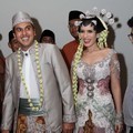 Carissa Putri dan Navies bin Abdullah di Jumpa Pers Usai Akad Nikah