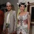 Carissa Putri dan Navies bin Abdullah di Jumpa Pers Usai Akad Nikah