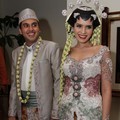 Carissa Putri dan Navies bin Abdullah di Jumpa Pers Usai Akad Nikah