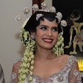 Carissa Putri dan Navies bin Abdullah di Jumpa Pers Usai Akad Nikah