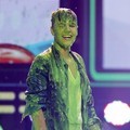 Justin Bieber dengan 'Slime' di Kids' Choice Awards 2012