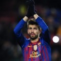 Gerard Pique di Copa Del Rey Semi Final