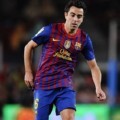 Xavi Hernandez di La Liga Match FC Barcelona and Granada CF