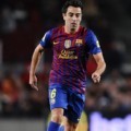 Xavi Hernandez di La Liga Match FC Barcelona and Granada CF