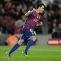Xavi Hernandez di La Liga Match FC Barcelona and Granada CF
