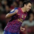 Xavi Hernandez di La Liga Match FC Barcelona and Granada CF