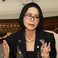 Poppy Dharsono Saat Jumpa Pers di Hotel Mahakam