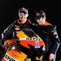 Dani Pedrosa dan Casey Stoner di Presentasi Tim Repsol Honda MotoGP