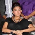 Agnes Monica di Konferensi Pers 'Indonesian Idol'