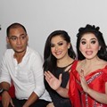 Syahrini, Aisyahrani dan Jefri di MNCTV Pondok Gede