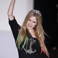 Avril Lavigne di Abbey Dawn New York Fashion Show Spring/Summer 2012