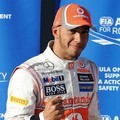 Lewis Hamilton di Kualifikasi GP F1 China 2012