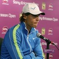 Rafael Nadal di Konferensi Press Sony Ericsson Open Tenis Turnamen