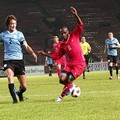 Boaz Solossa Saat Laga Uji Coba Timnas U-21 vs Hyundai Mipo