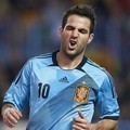 Cesc Fabregas di Pertandingan Persahabatan Spanyol vs Venezuela