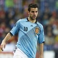 Cesc Fabregas di Pertandingan Persahabatan Spanyol vs Venezuela