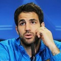 Cesc Fabregas di Konferensi Press UEFA FC Barcelona vs Chelsea