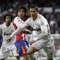 Cristiano Ronaldo di Liga Spanyol Melawan Sporting Gijon