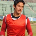 Irfan Bachdim Saat Latihan Bersama Persema Malang