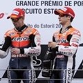 Jorge Lorenzo, Casey Stoner dan Dani Pedrosa Merayakan Kemenangan