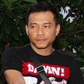 Anang Hermansyah Datang Mengendarai Harley-Davidson