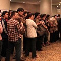 Kondisi Antrean Penonton di Luar Ballroom