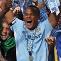 Seluruh Pemain Manchester City Merayakan Kemenangan