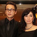 Andhika Pratama dan Ussy Sulistiawaty di Resepsi Pernikahan Anang Hermansyah dan Ashanty