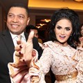 Raul Lemos dan Krisdayanti di Resepsi Pernikahan Anang Hermansyah dan Ashanty