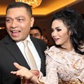Raul Lemos dan Krisdayanti di Resepsi Pernikahan Anang Hermansyah dan Ashanty